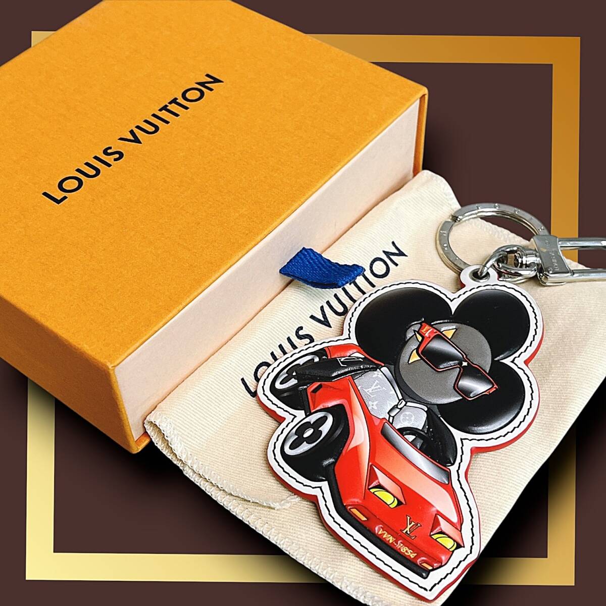 【新品】LOUIS VUITTON M00960 キーホルダー スポーティーカー ヴィトン M00960 キーホルダー スポーティーカー ヴィヴィエンヌ
