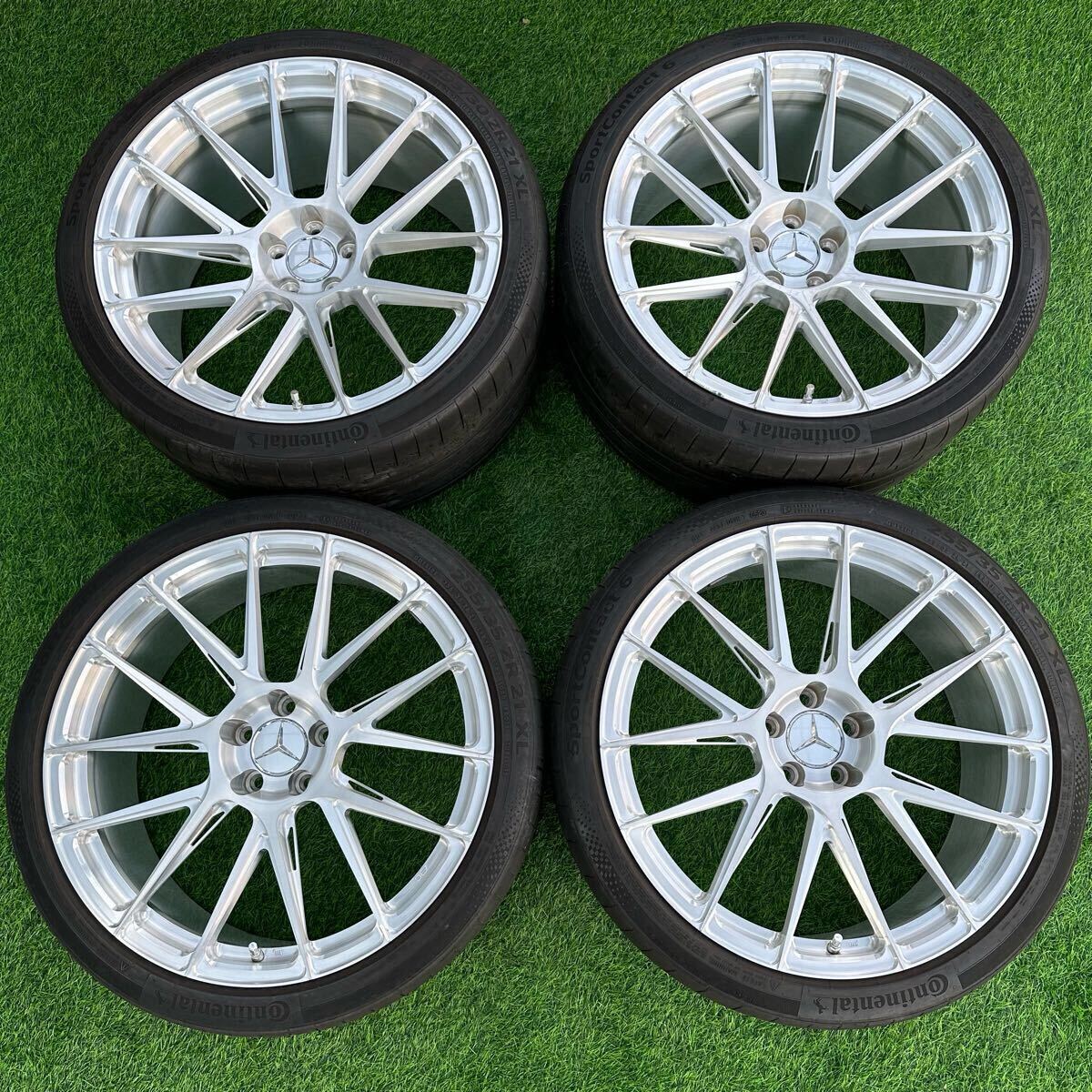 J　【美品バリ溝】BCフォージド 鍛造21インチ　pcd112 4本セット BC FORGED 鍛造21インチ pcd112 4本セット！！