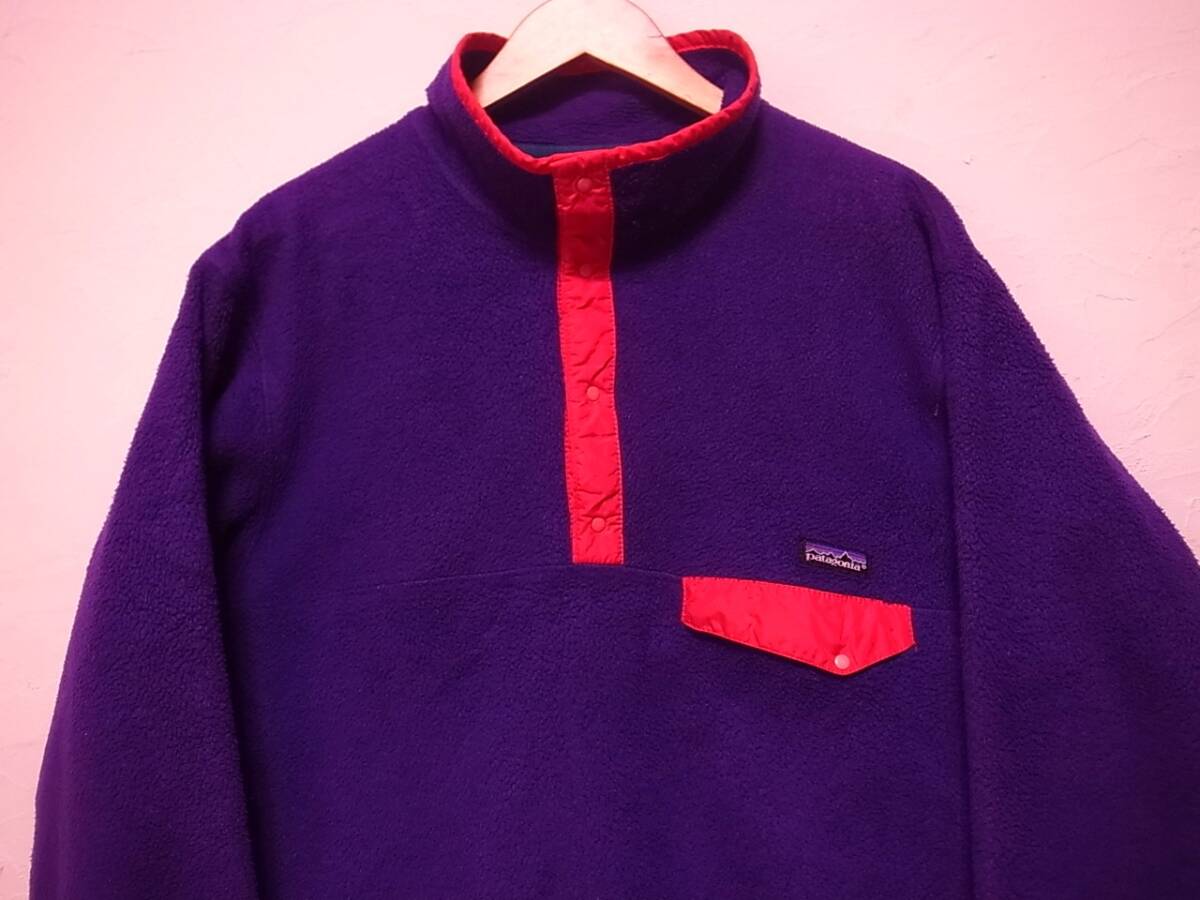 patagonia パタゴニア シンチラスナップT XL エッグプラント 膨らまし