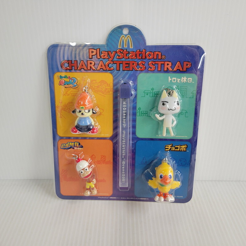 ☆レア☆マクドナルド限定　プレイステーション　キャラクターズ・ストラップ 未開封品】マクドナルド プレイステーション キャラクター