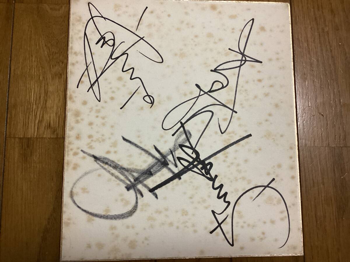 1975年 日清食品 ジョイカップ101 発売記念！？ フォーリーブス サイン
