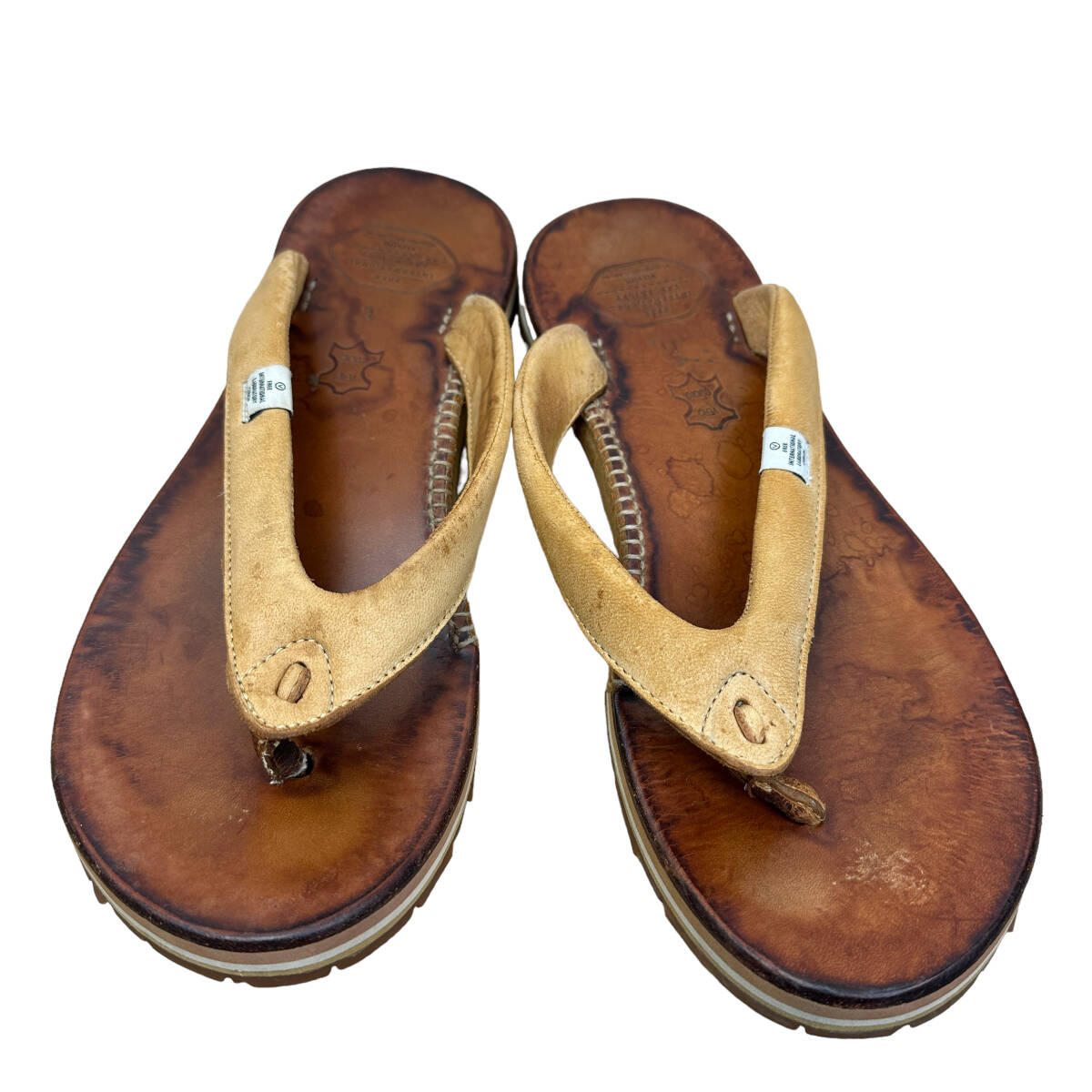美品】18SS visvim HANA SANDAL FOLK ビズビム 本革 レザー サンダル