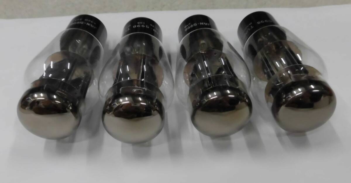 真空管 5998 TUNGSOL 2本 WE421同等 新品】JAN-5998 (WE421A互換) TUNG-SOL双三極菅 未使用元箱入り2