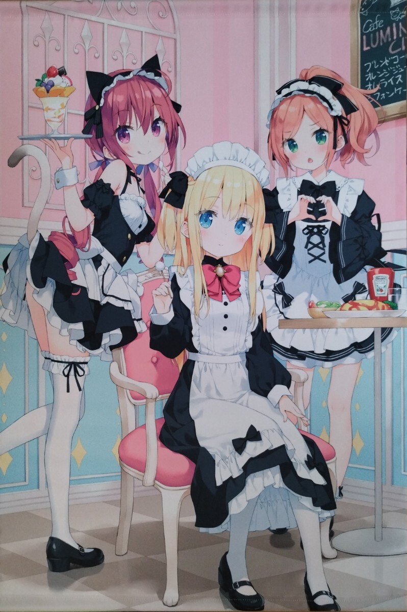 C90 ルミノシティ(ぺこ/かにビーム) B2タペストリー 霜月ポトフ&葉月 