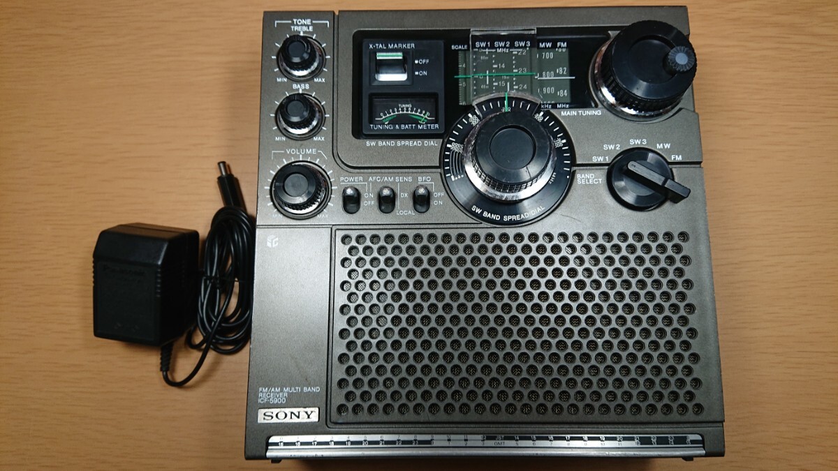 SONY ICF-5900 後期型 ワイドFM対応 美品 SONY ICF-5900 後期型 ワイドFM対応 整備済高性能 美品 #011 Amazon