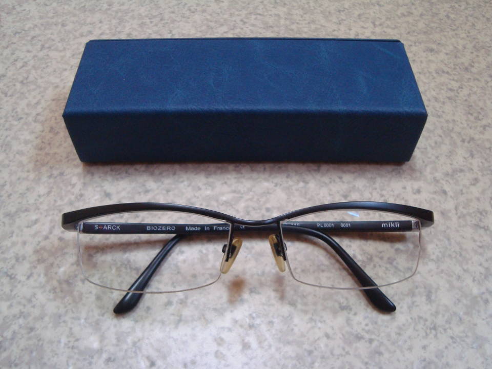 シリアルコード刻印/STARCK EYES PL9901/スタルクアイズ/360°稼働フレーム/俳優多数愛用モデル/ブラウン×クリアーブラウン