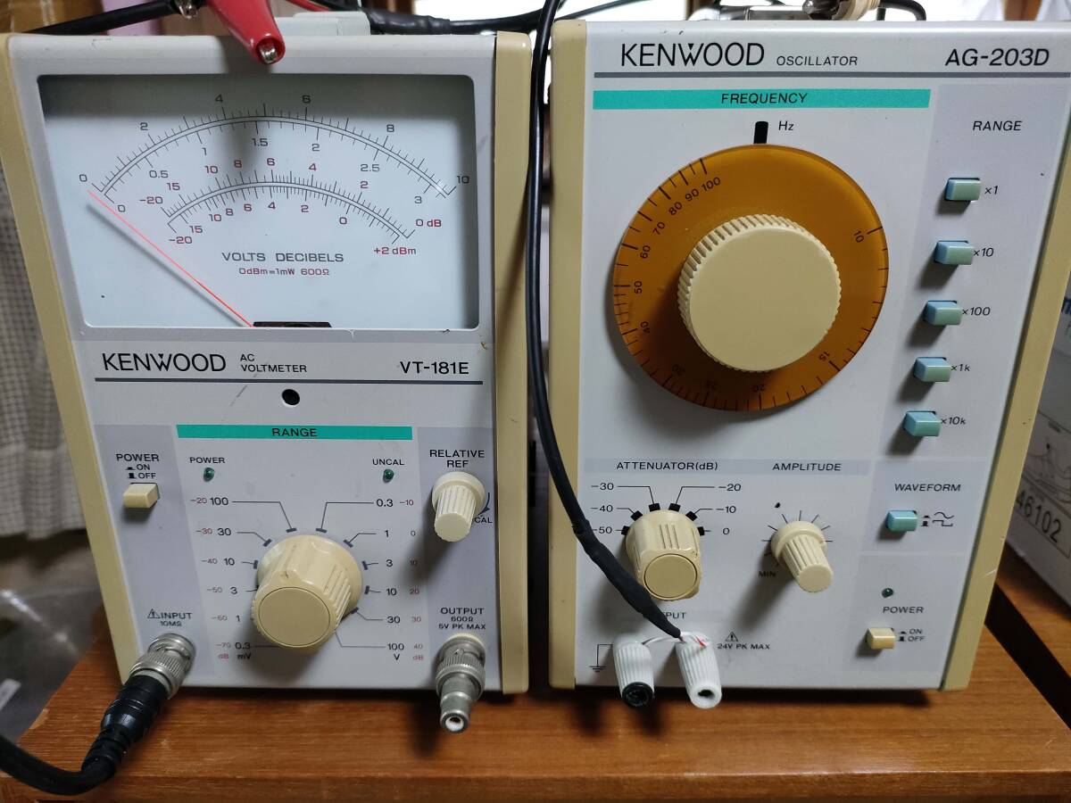 KENWOOD 低周波発振器   AG-203D Kenwood AG-203D Oscillator Audio Signal Generator Kenwood
