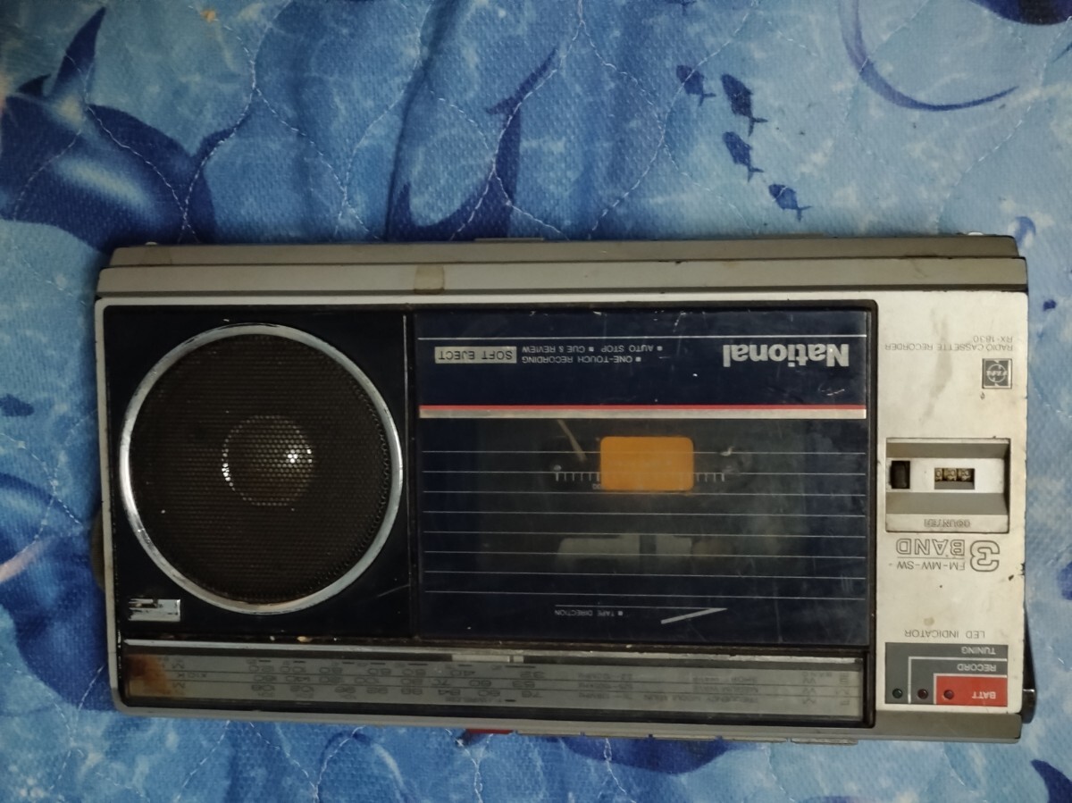 National RQ-85 8トラックテープ カセットレコーダ 希少 当時物