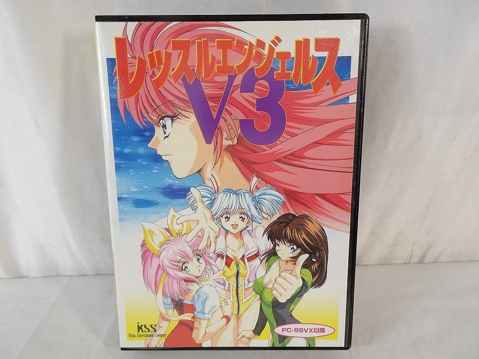 PC-98用☆おまけDISK＋解答集付☆「レッスルエンジェルス」4本