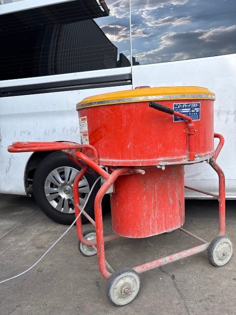 島清u530 浅香工業 コンクリートミキサー 型式2.5□ポットミキサー