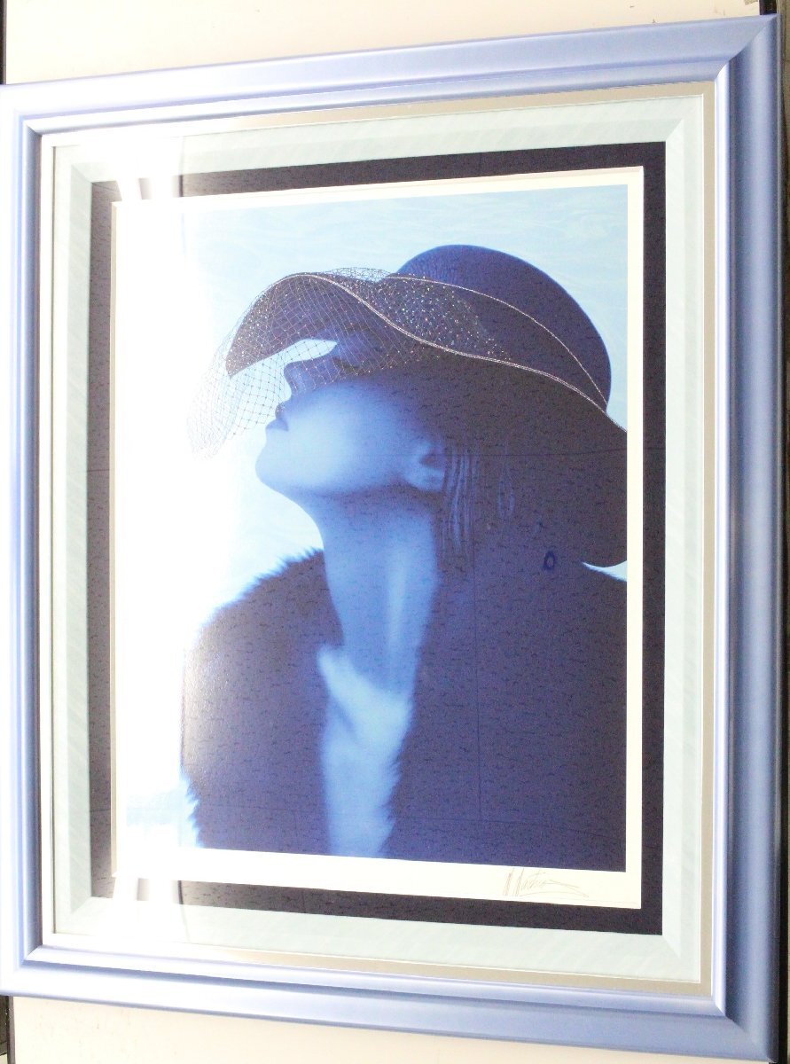 マーティロ・マヌキアン　海に想いを　シルクスクリーン マーティロ・マヌキアン「海に想いを」シルクスクリーン／サイン