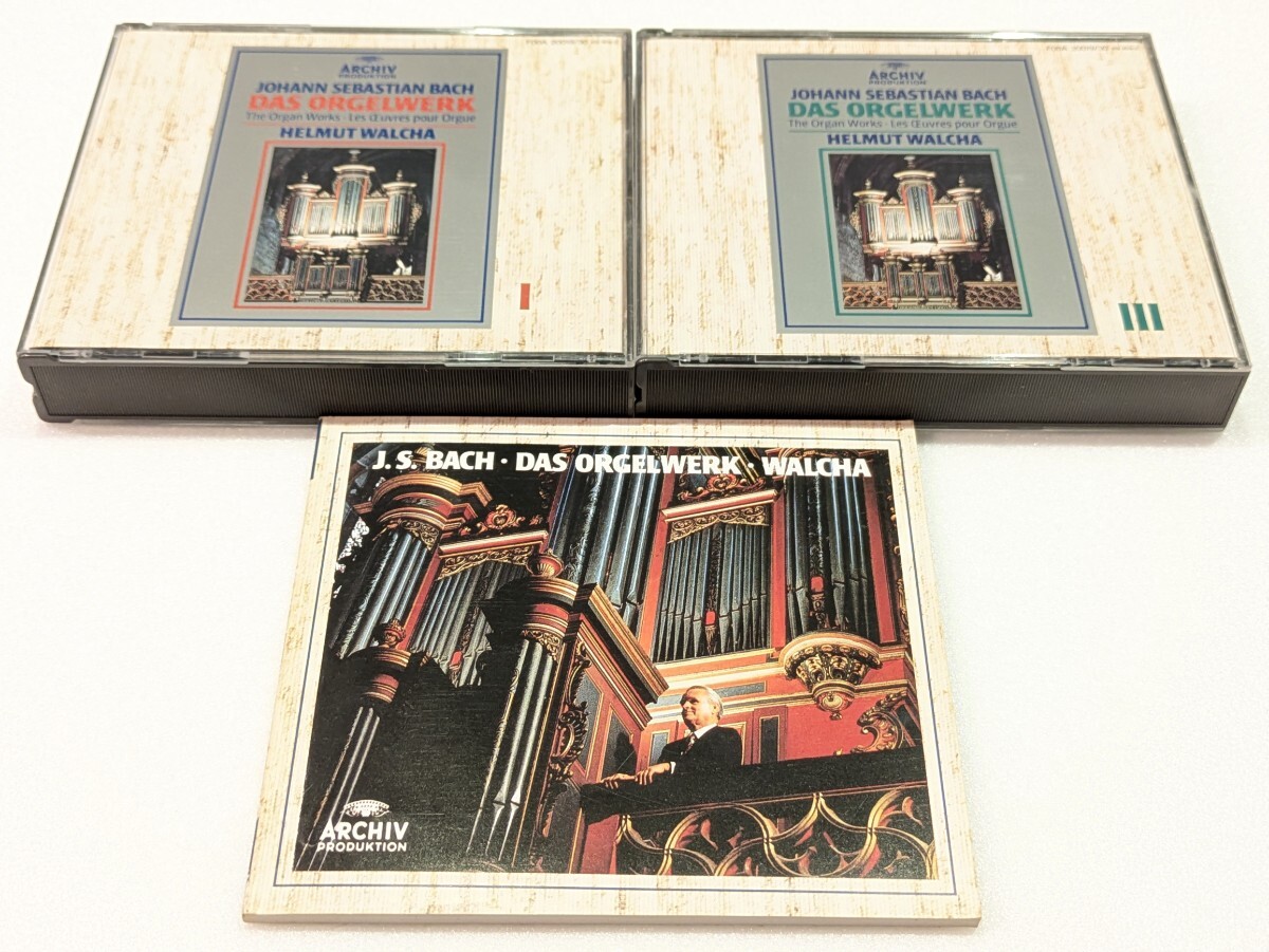 /ハ155【即決・送料無料】J.S.バッハ オルガン作品全集 フーガの技法 ヘルムート・ヴァルヒャ CDの1番目の画像