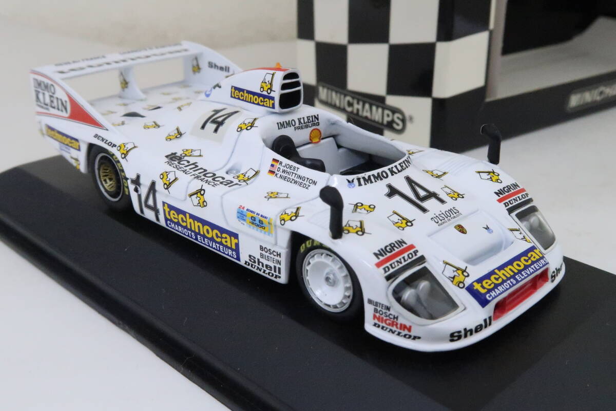 Miniature Minichamps Porsche 908/80 Joest #14 - Le Mans 1981 - 1/43