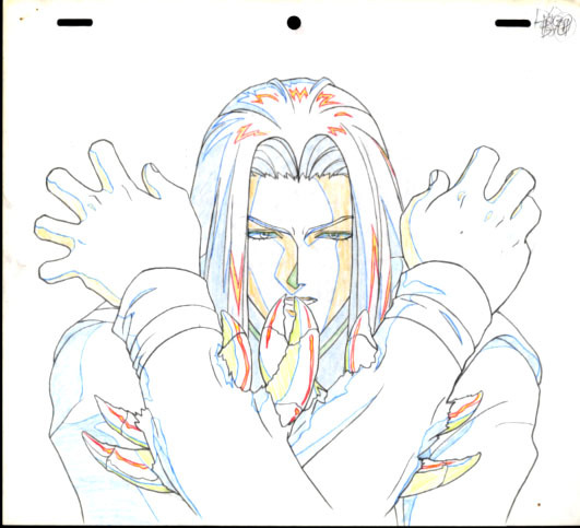 エレメンタラーセル画A1 OVA作品「精霊使い（エレメンタラー）」（Elementalors）の覚羅と