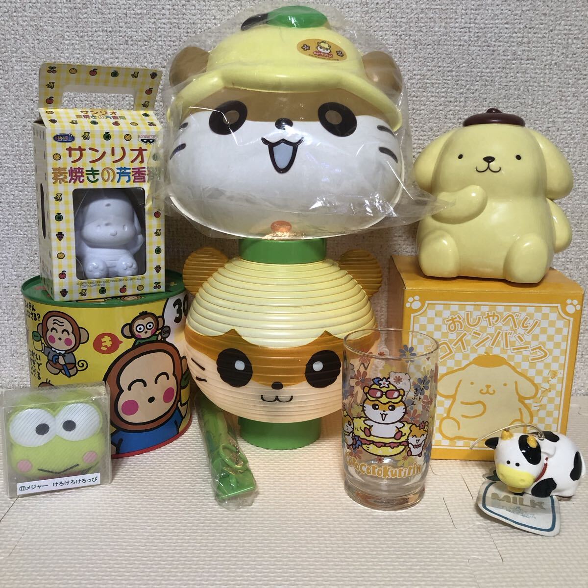 中古】サンリオ ハローキティ ポムポムプリン コロコロクリリン 木製