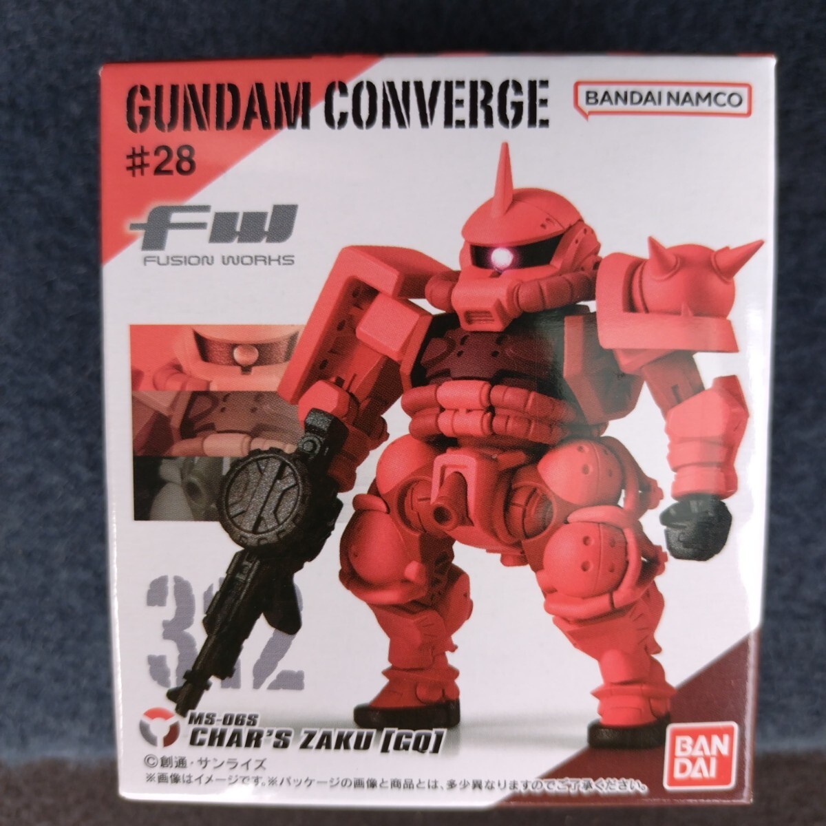 GUNDAM CONVERGE FW ガンダム コンバージ #28 312 シャア専用ザク　GQuuuuuuX ジークアクス　シャア・アズナブルGQの1番目の画像