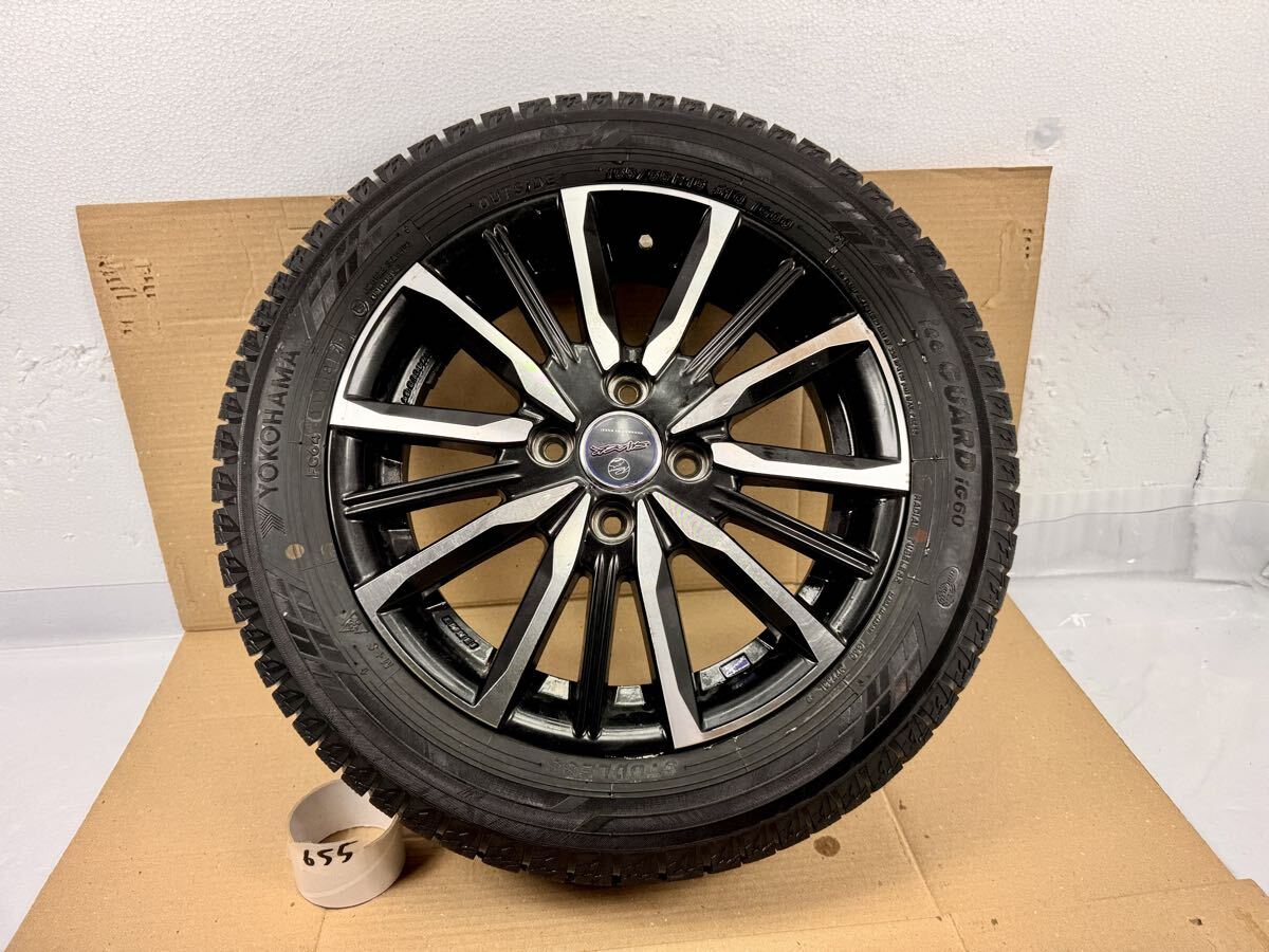 ENKEI RPF1rs 15×8J +28 PCD100-4H A052 225/50R15付 2本セットの落札