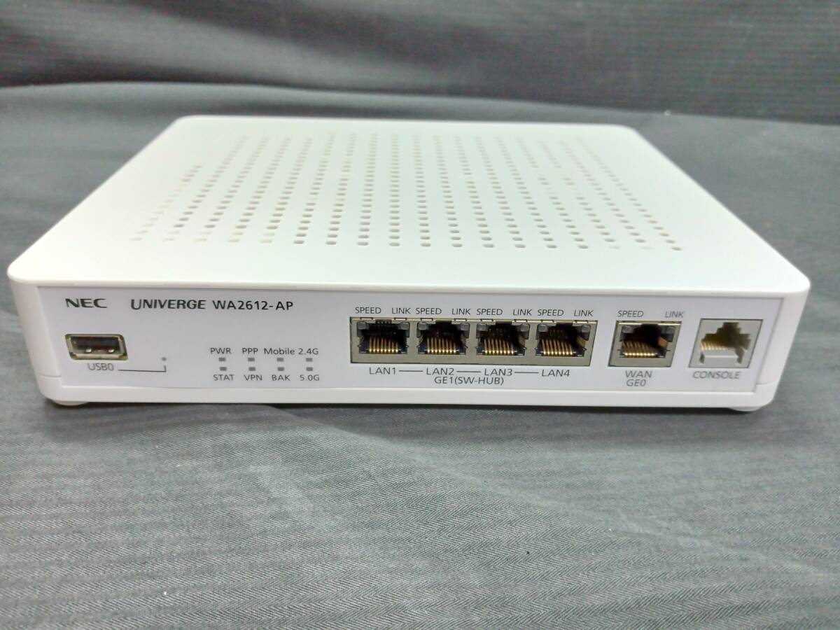 NEC UNIVERGE WA2021 無線LAN対応ワイヤレスVPNルータ 中古品の落札