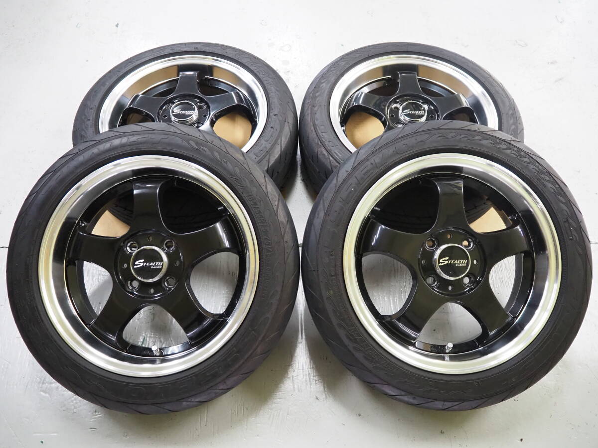5378】深リム BBS RS 15インチ 6.5J +34 PCD100 ホイール1本 RS033
