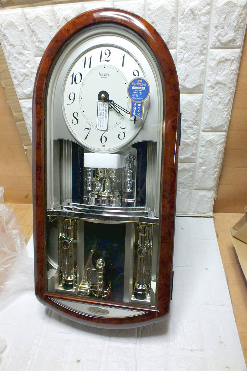 中古】動作品 リズム シチズン スモールワールド からくり時計 ヴァー