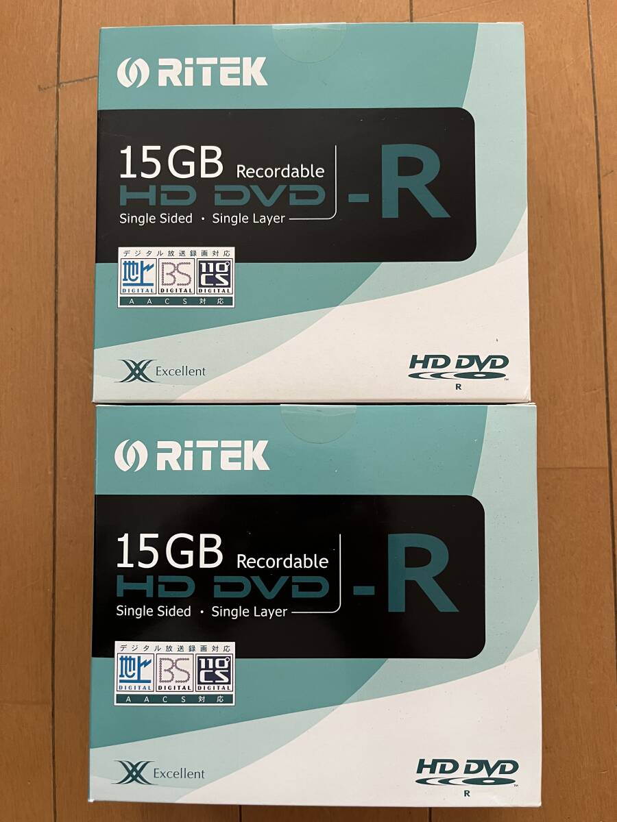 【やや傷や汚れあり】未使用 RiTEK HD DVD-R 15GB 10枚 ④の落札情報詳細 - Yahoo!オークション落札価格検索 オークフリー