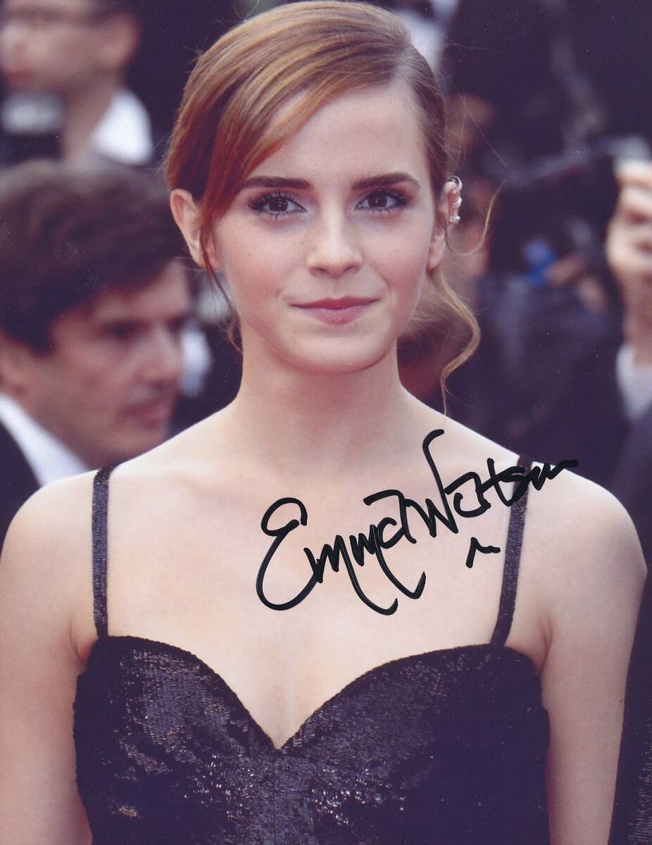 エマ・ワトソン Emma Watson 直筆サイン入り写真 証明書付き ハリー