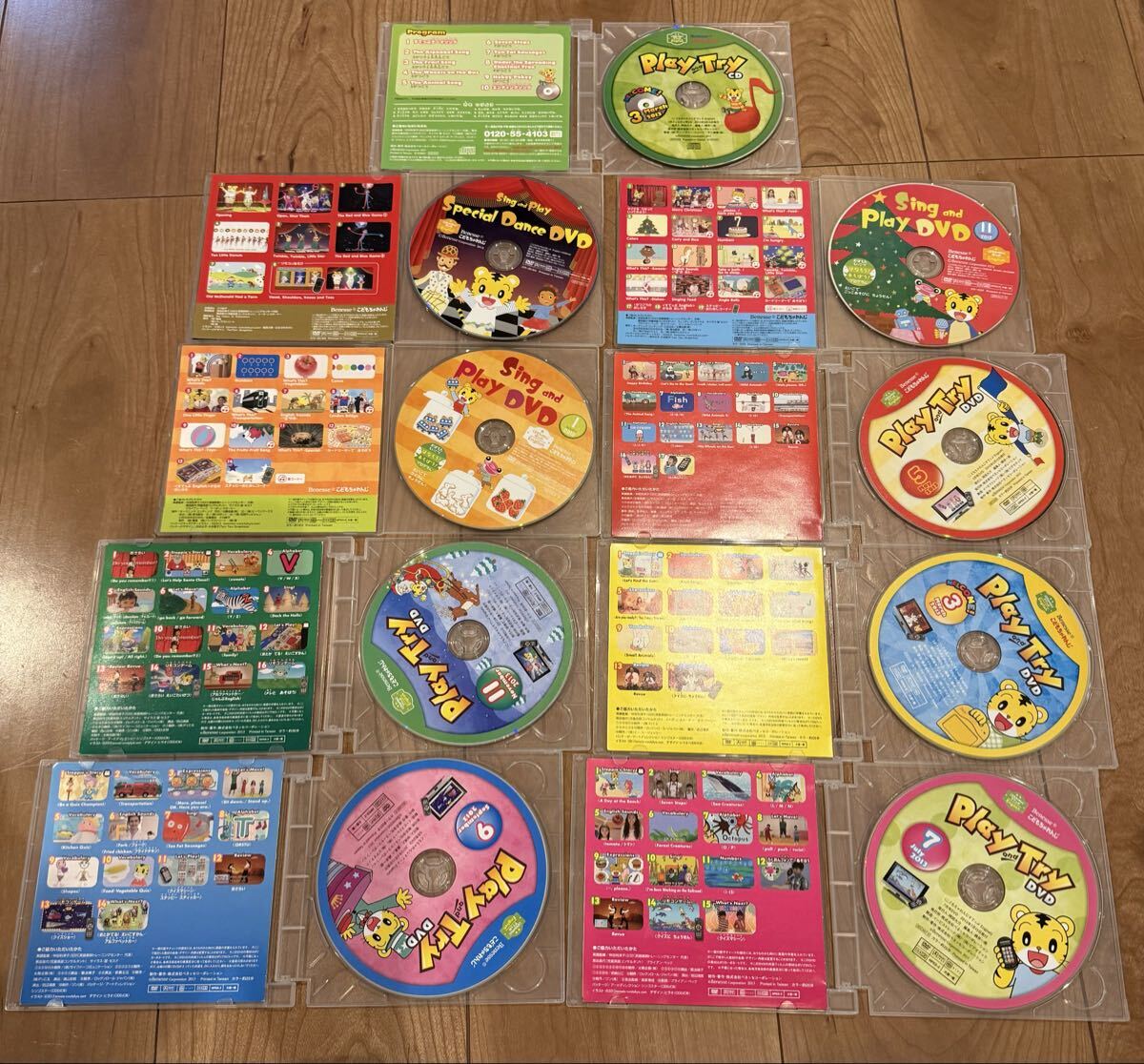こどもちゃれんじEnglish ほっぷ/すてっぷ/じゃんぷEnglish DVD約2年分