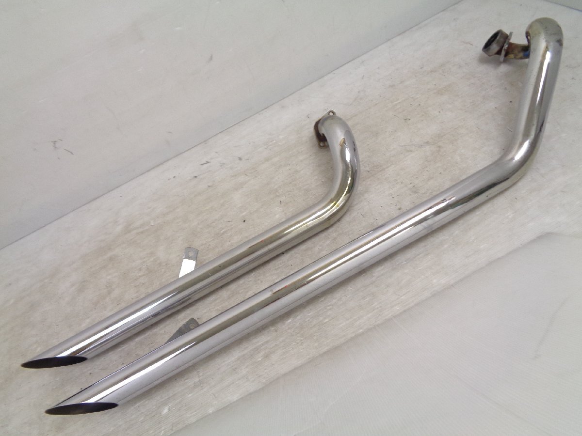 新品】TW200./225.ナイトロヘッズ.スラッシュカットマフラー.DG09J