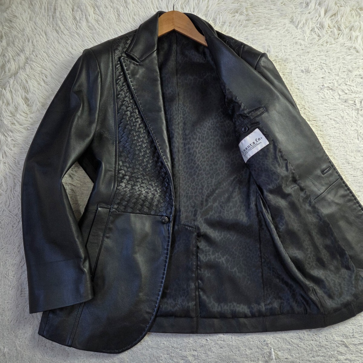 BONCOURA ボンクラ ヘリンボーン テーラードジャケット ネイビー Size