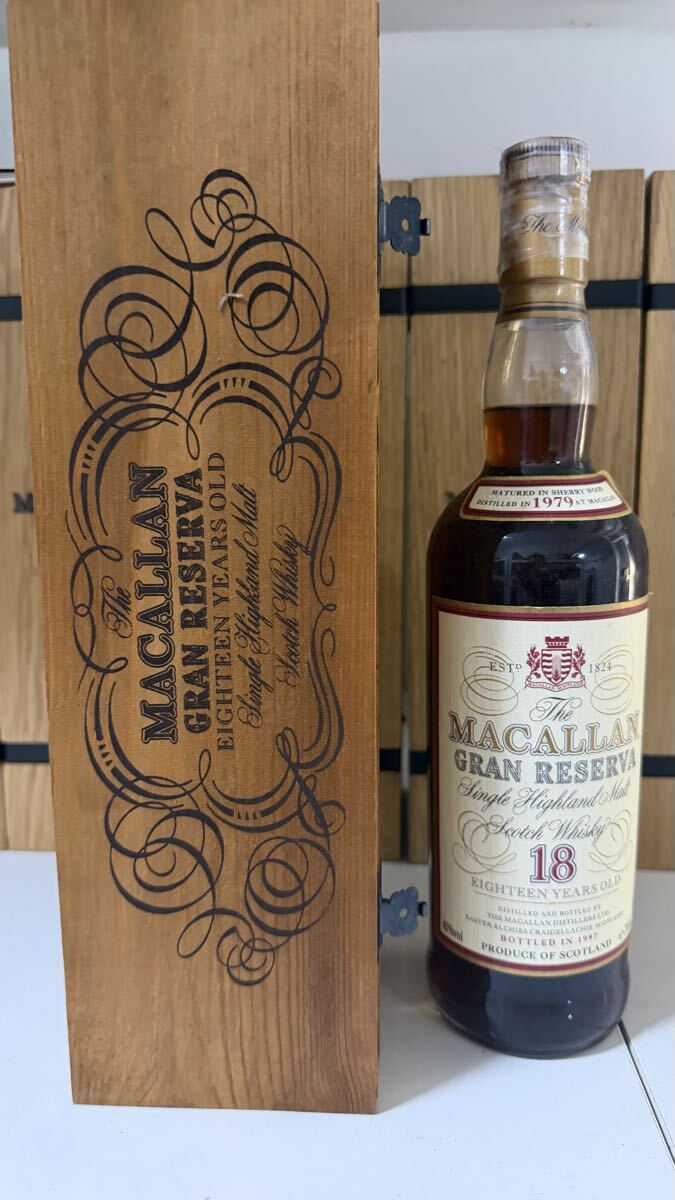 空き箱 マッカラン グランレゼルバ 18年 1979 The MACALLAN GRAN