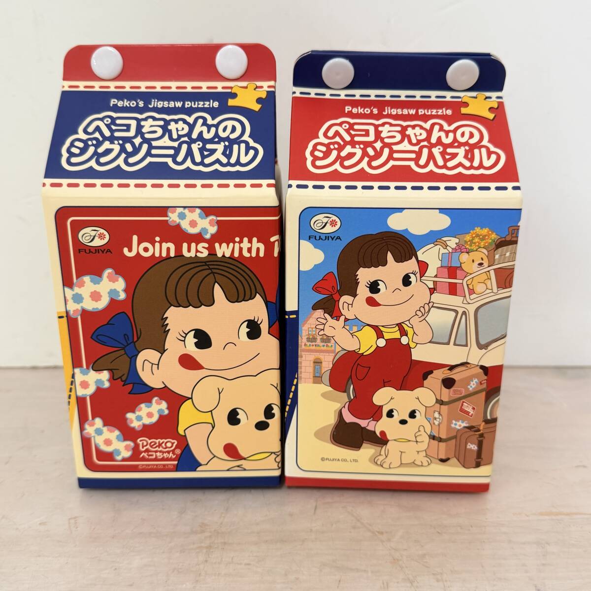新品】ペコちゃんグッズ 不二家 ペコちゃんのミニジグソーパズル
