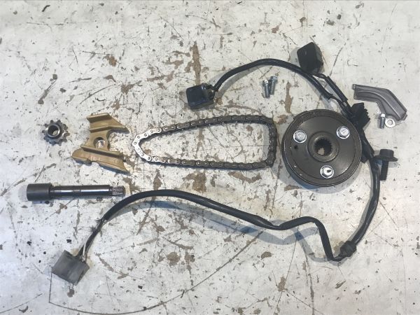 CBR400F スタータークラッチ パルスジェネレーターの落札情報詳細