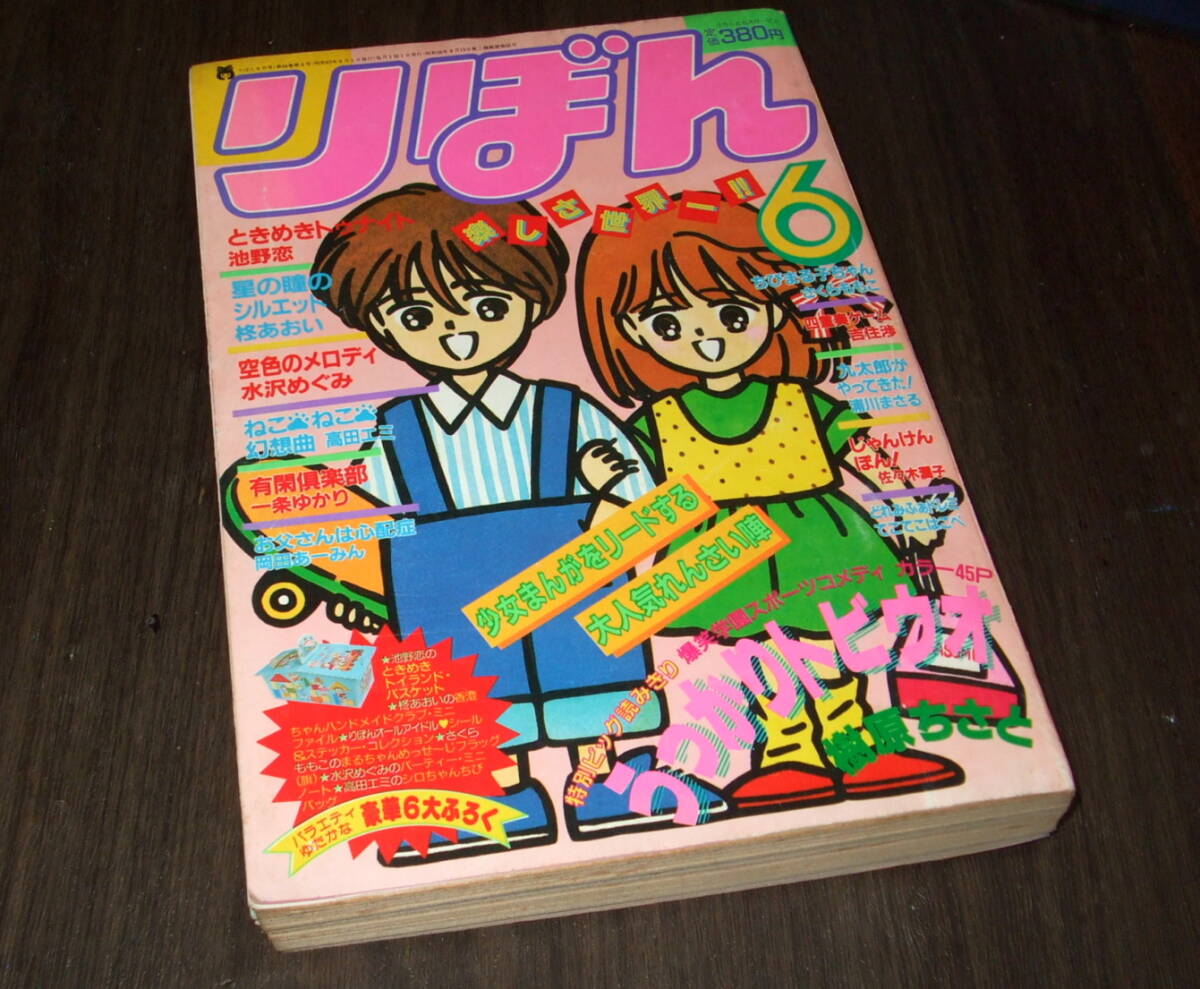 rinarinaribonのブログ | - りぼん りぼん1988年1月号 メルカリ 6冊