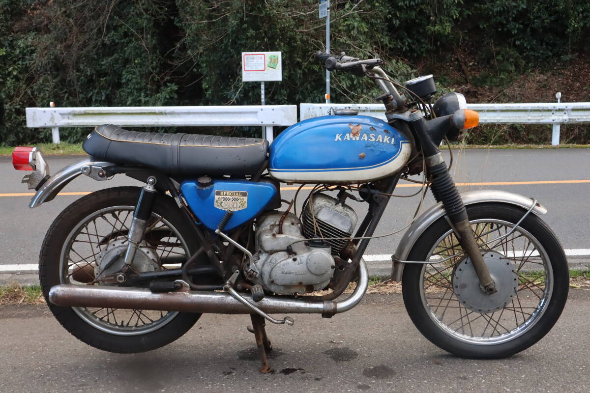 中古】ホンダ ダックス DAX ST50 レストアベース 緑 くるくるハンドル