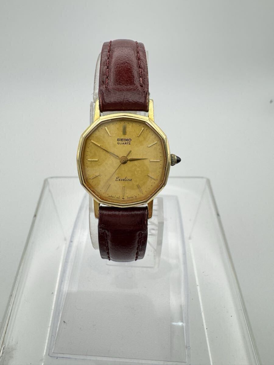 SEIKO セイコー Exceline クォーツ ゴールド稼働 レディース セイコー 