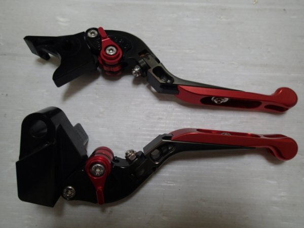 やや傷や汚れあり】ZX-25R ZX25R アルミビレットレバー ブレーキレバー
