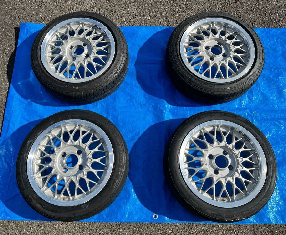 やや傷や汚れあり】BBS 14インチ 6.5J 100 PCD100 4穴 ＋50 4本 4本