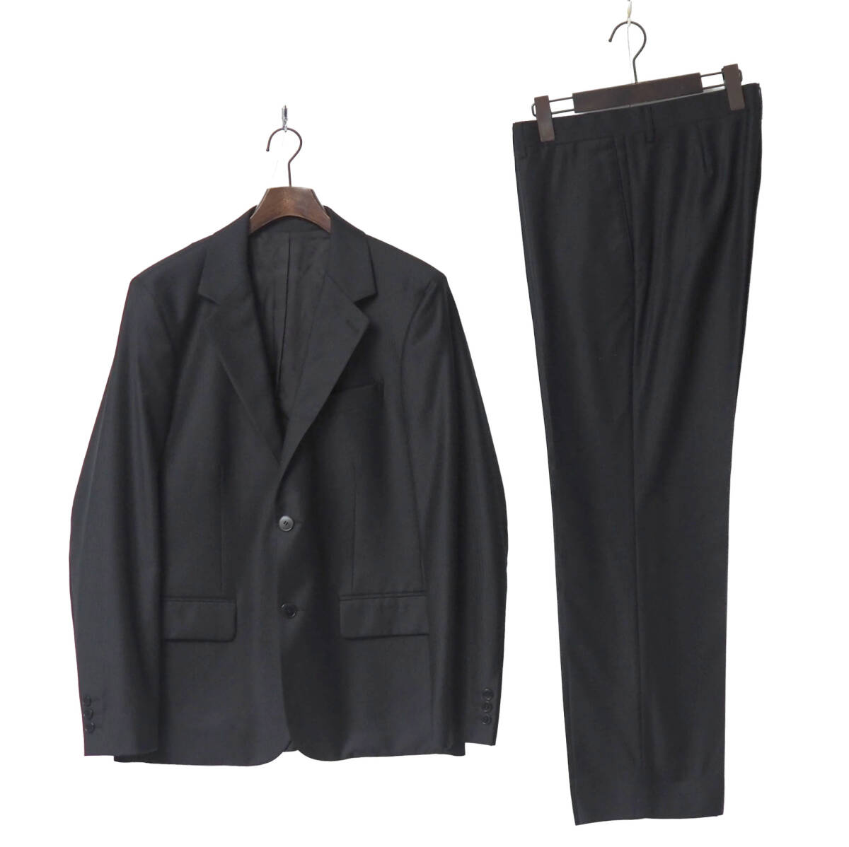 美品 アニエスベーオム Agnes b. homme メンズ ツイード ロングコート