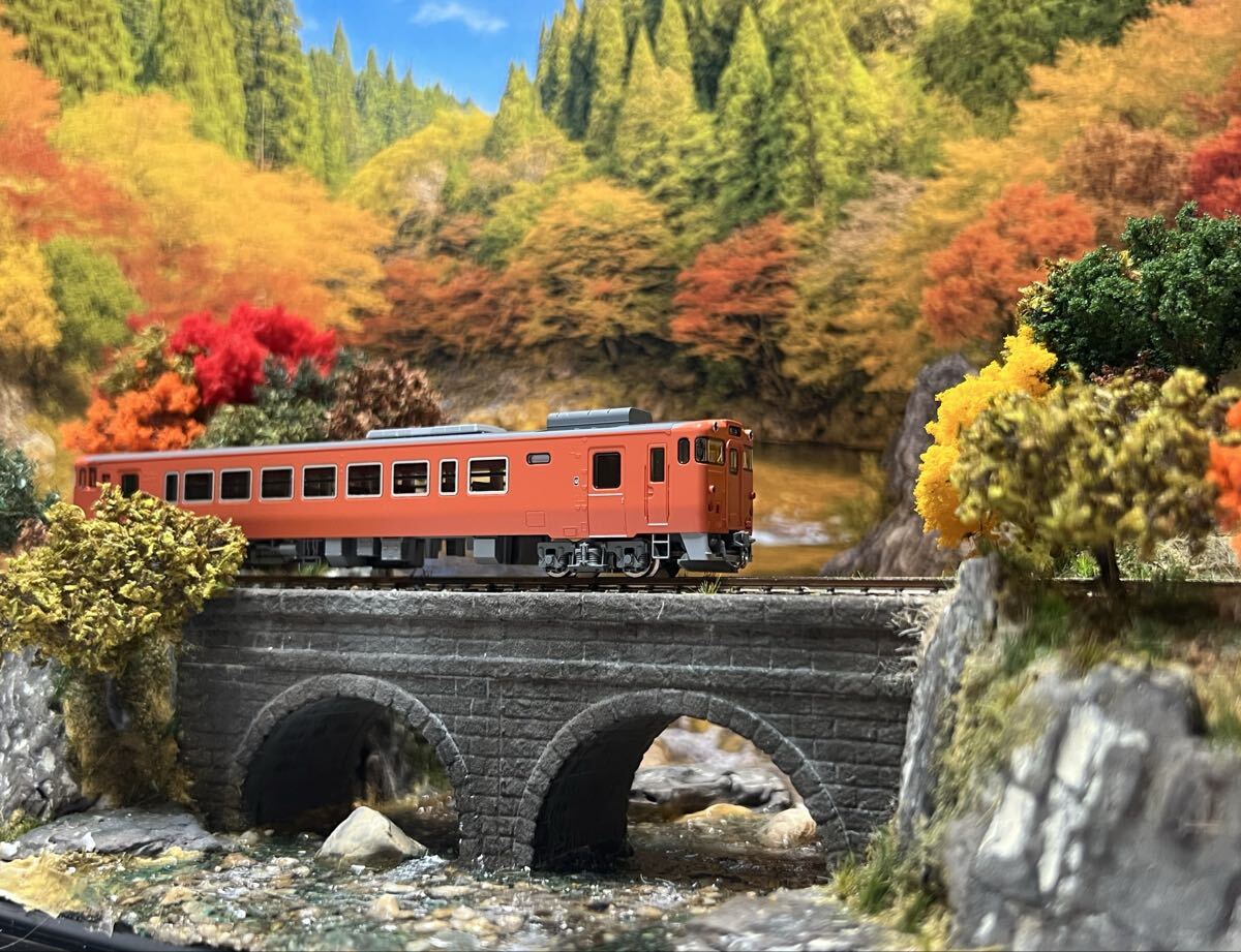 新品】夢鉄道ジオラマ No.3787. 渓谷に架かるアーチ橋限定作品。の落札
