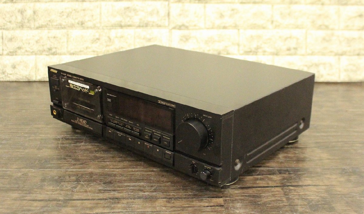 t9191◇Victor/ビクター【TD-V505】3ヘッドステレオカセットデッキ 