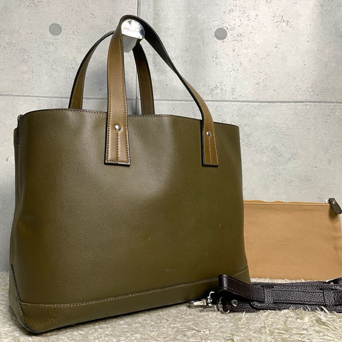 SOMES SADDLEソメスサドル OAKS オークストートバッグ レザートート 