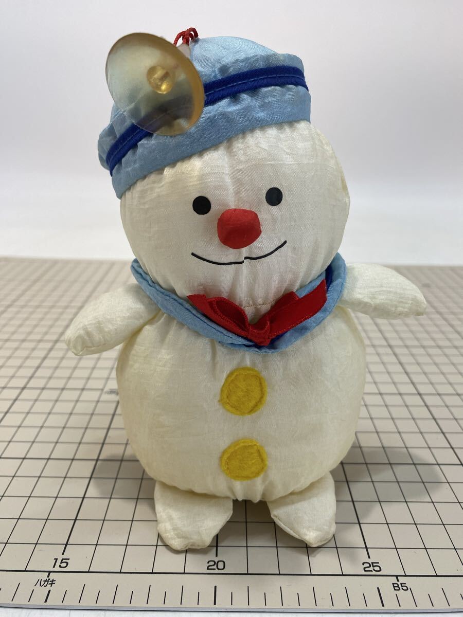 新品】昭和レトロ セキグチ フラッフィーバルーン 雪だるま ぬいぐるみ