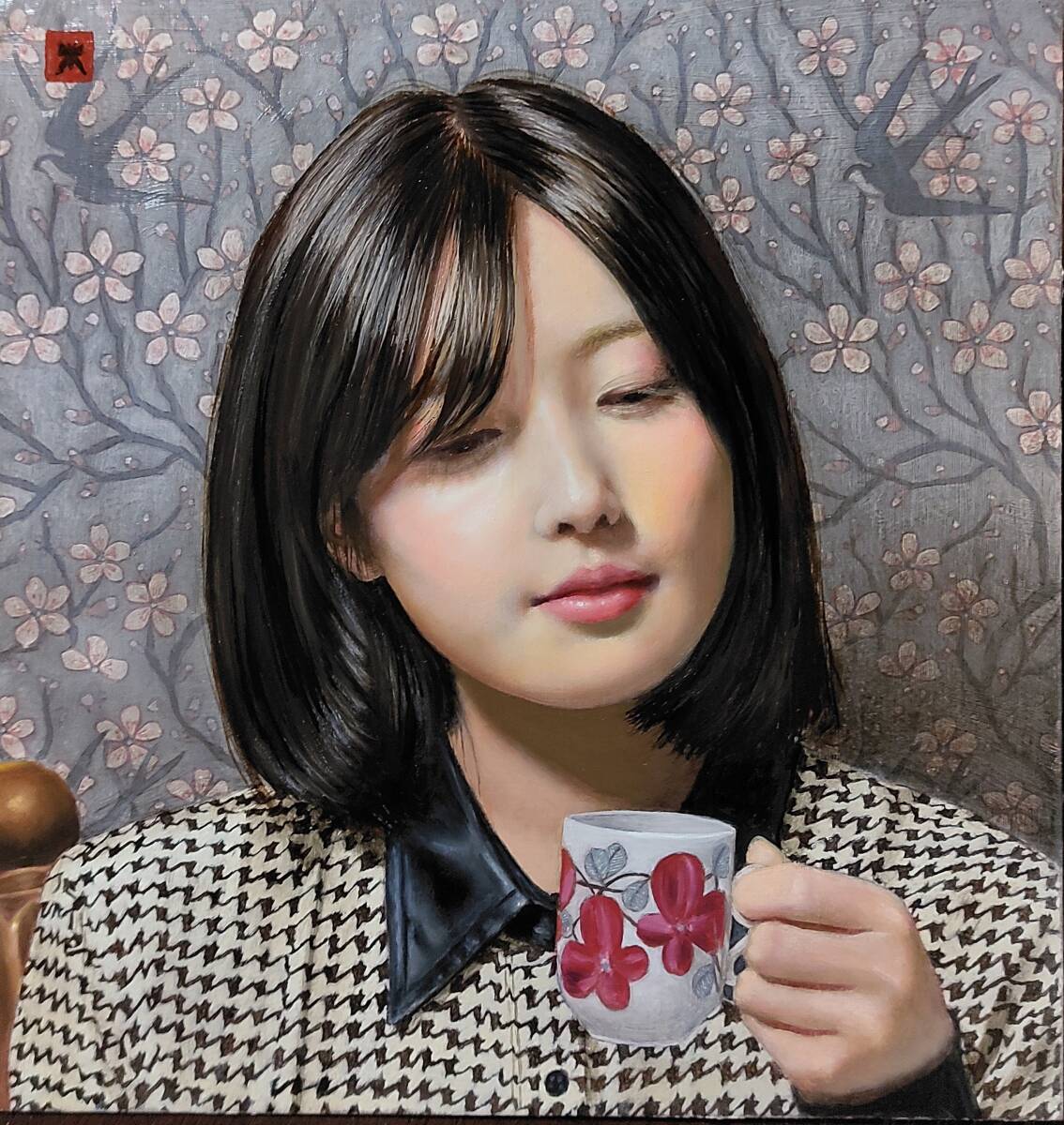 未使用】福田宏樹 （新作)* :Flowers and Girls(Ulya X)* Art Renewal