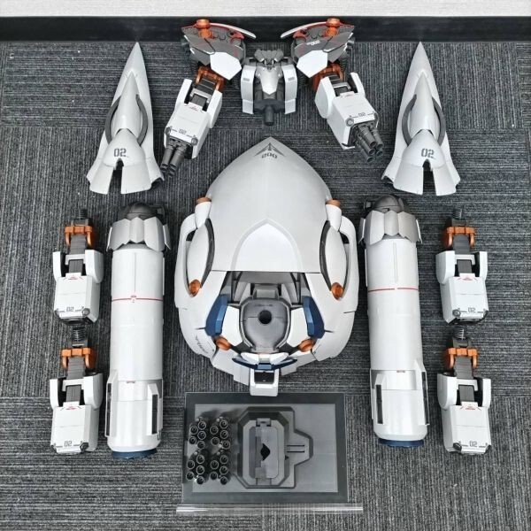 HGネオジオング RGシナンジュ 組み立て済み（ジャンクの落札情報詳細