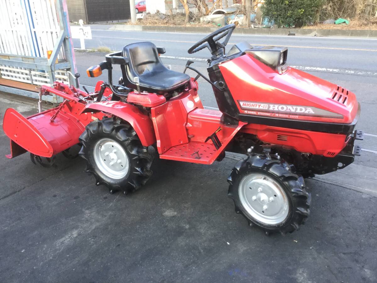 中古】ホンダ小型トラクターMIGHTY－13R 13馬力 4WD （中古）の落札