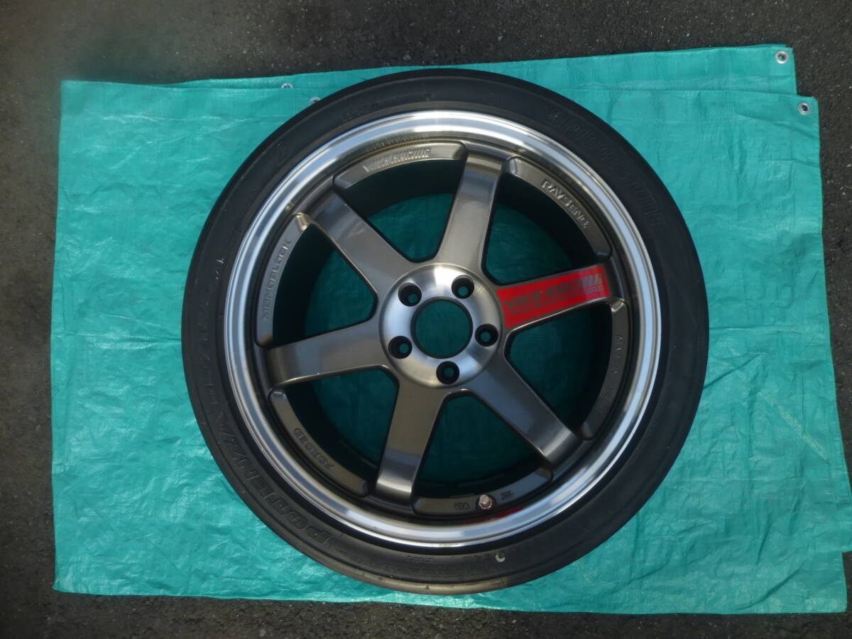 中古】OAJM87k09☆weds☆ウェッズスポーツGTR5本スポーク☆5.5J-13 