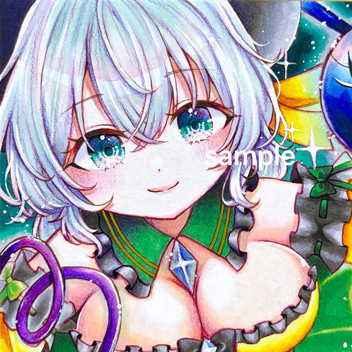 新品】☆古明地こいし☆イラスト 色紙 《東方project》の落札情報詳細