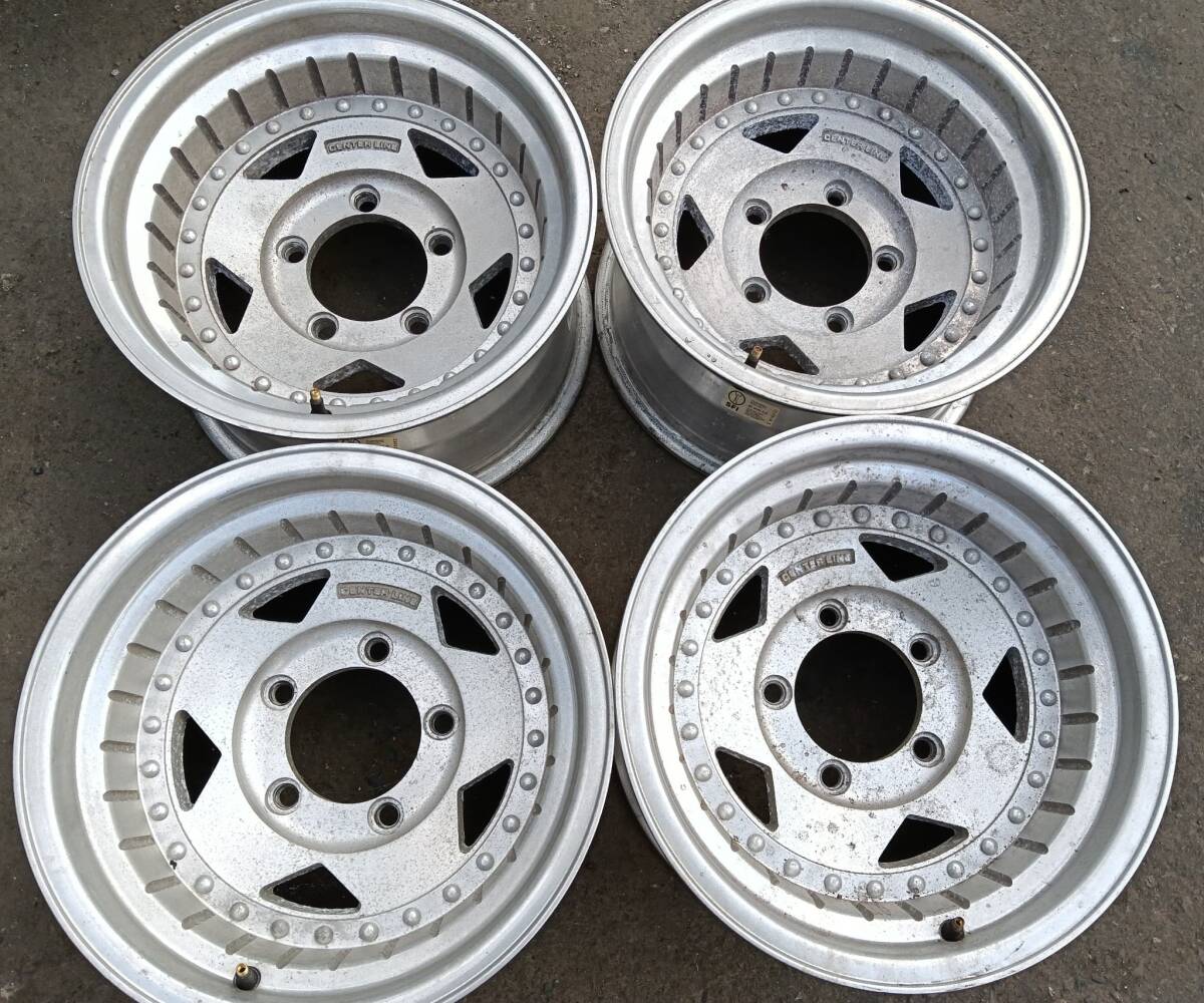 ◇即決/現状◇CENTER LINE◇センターラインアルミホイール/15インチ6穴 ◇即決/現状◇CENTER LINE◇センターラインアルミホイール/15インチ6穴