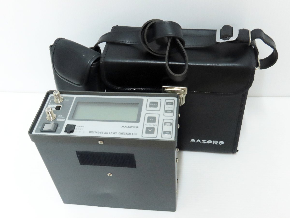 Red Level Chezer 【傷や汚れあり】☆【1H0430-1】 MASPRO マスプロ デジタルレベルチェッカー LCV2 測定器 CATV VU BS CS ...
