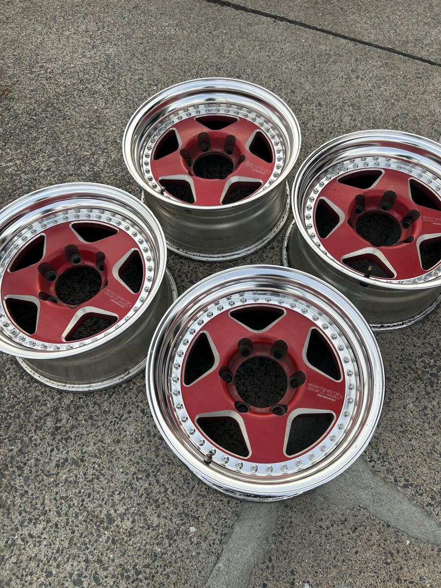 ランクル70（後期）オーバーフェンダー用ホイール 4本 ラグナキューブ